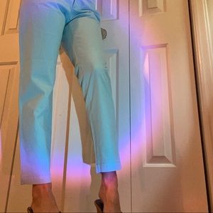 Banana Republic Light Blue Ankle Pants